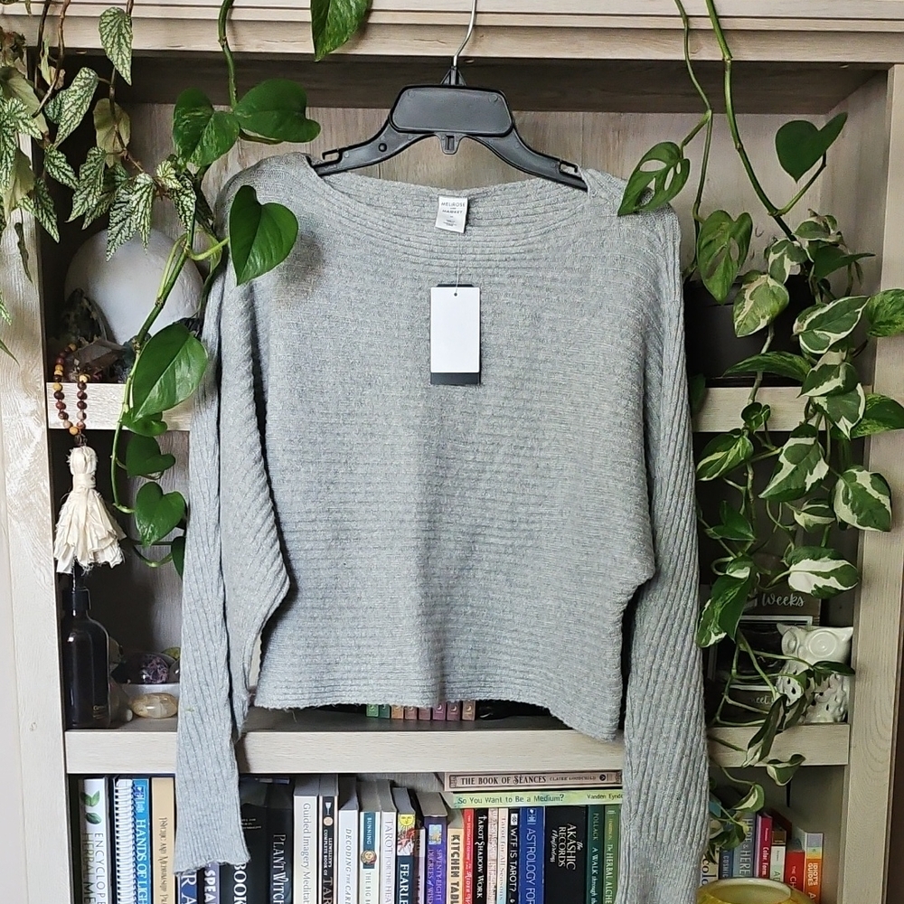 Melrose And Market Crop Sweater